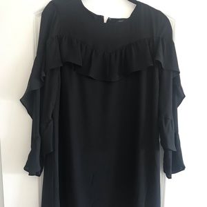 Halogen Ruffle Sleeve Dress